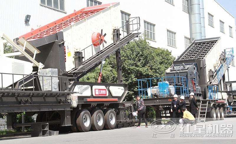 車載移動(dòng)磕石機(jī)，現(xiàn)貨提供，搭配多樣